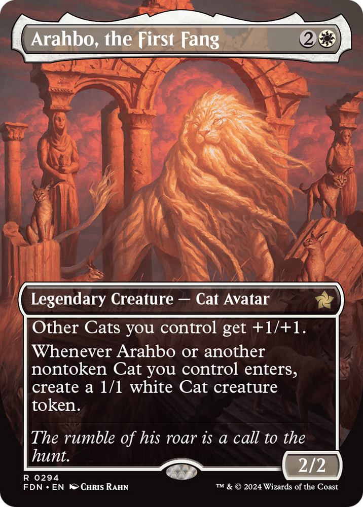 Arahbo, the First Fang (Borderless) [Foundations]