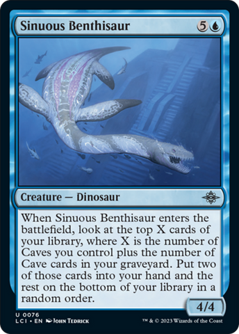 Sinuous Benthisaur [The Lost Caverns of Ixalan]