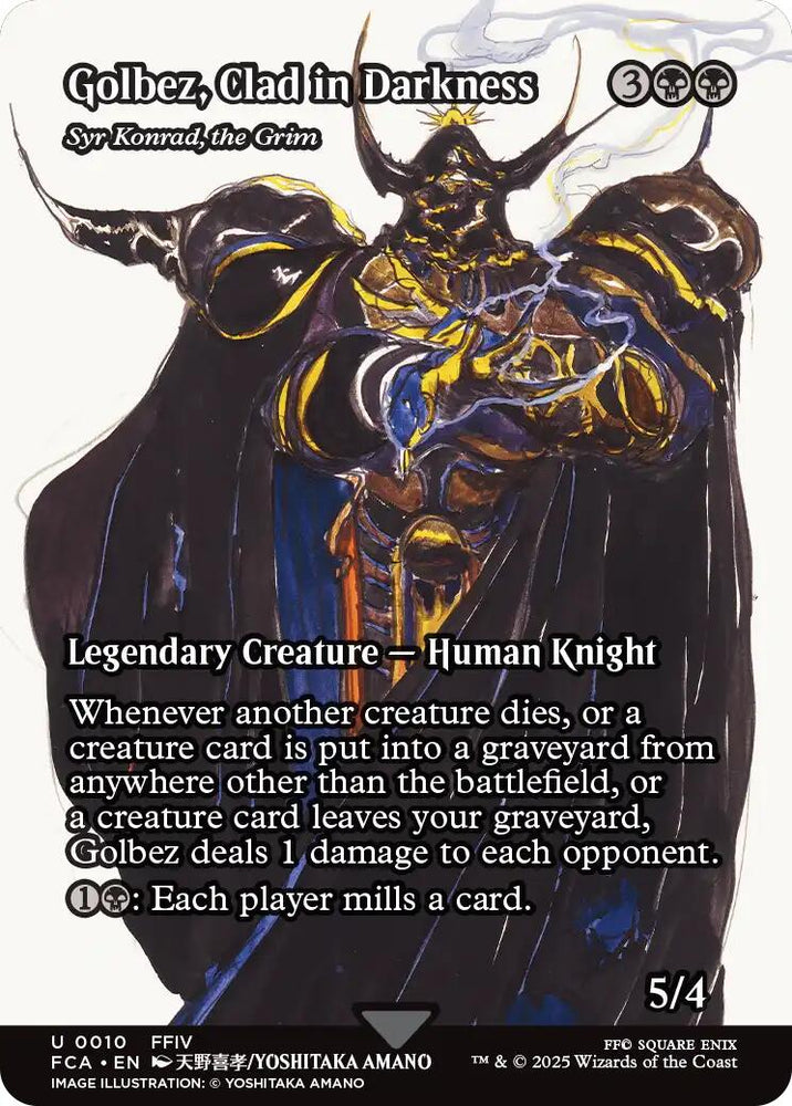 Golbez, Clad in Darkness - Syr Konrad, the Grim (Showcase) [FINAL FANT Golbez, Clad in Darkness - Syr Konrad, the Grim (Showcase) [FINAL FANT