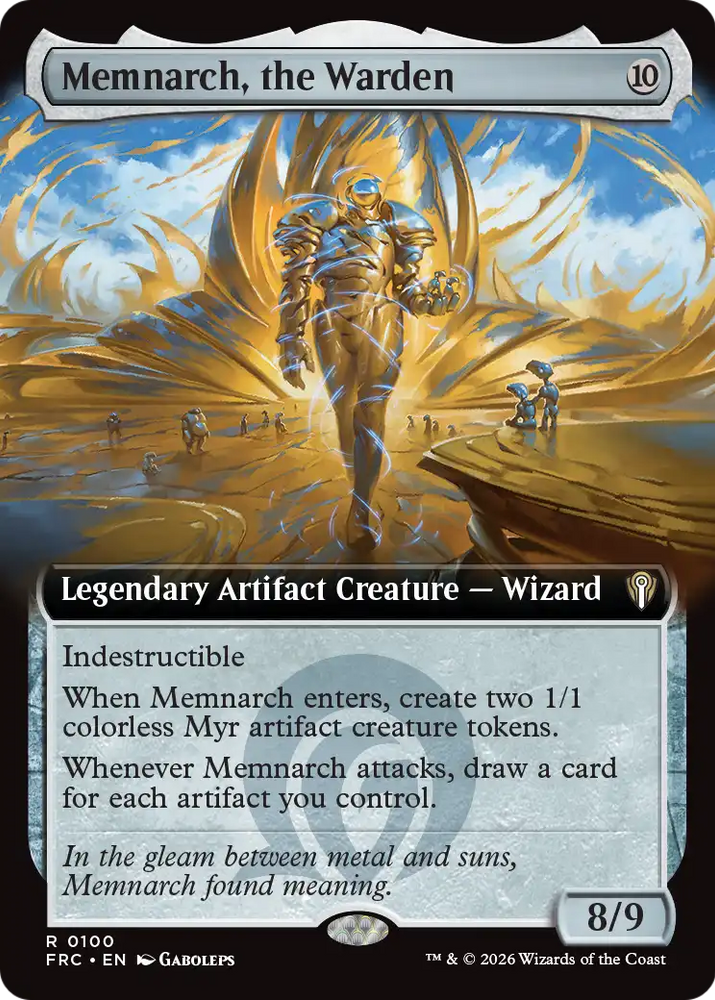 Memnarch, the Warden (Extended Art) [Reality Fracture Commander]