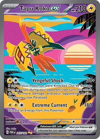 Tapu Koko ex (247/182) [Scarlet & Violet: Paradox Rift]