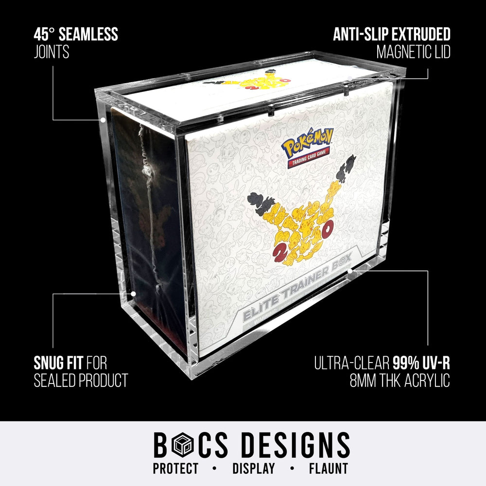 BOCS Designs Pokemon Elite Trainer Box Acrylic UV