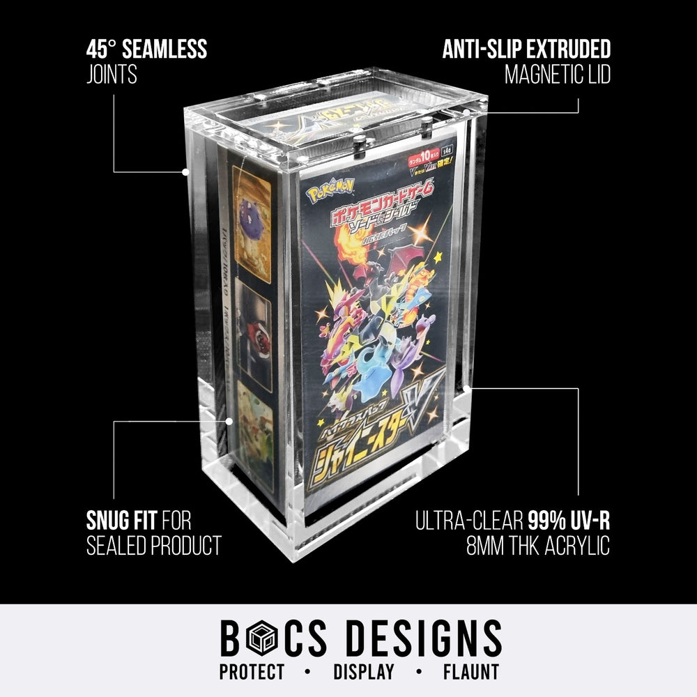 BOCS Designs Pokemon Japanese High Class Booster Box Acrylic UV