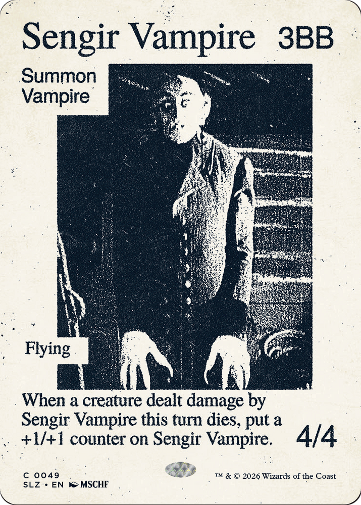 Sengir Vampire (0049) [Secret Lair x MSCHF: The Zeta Set]