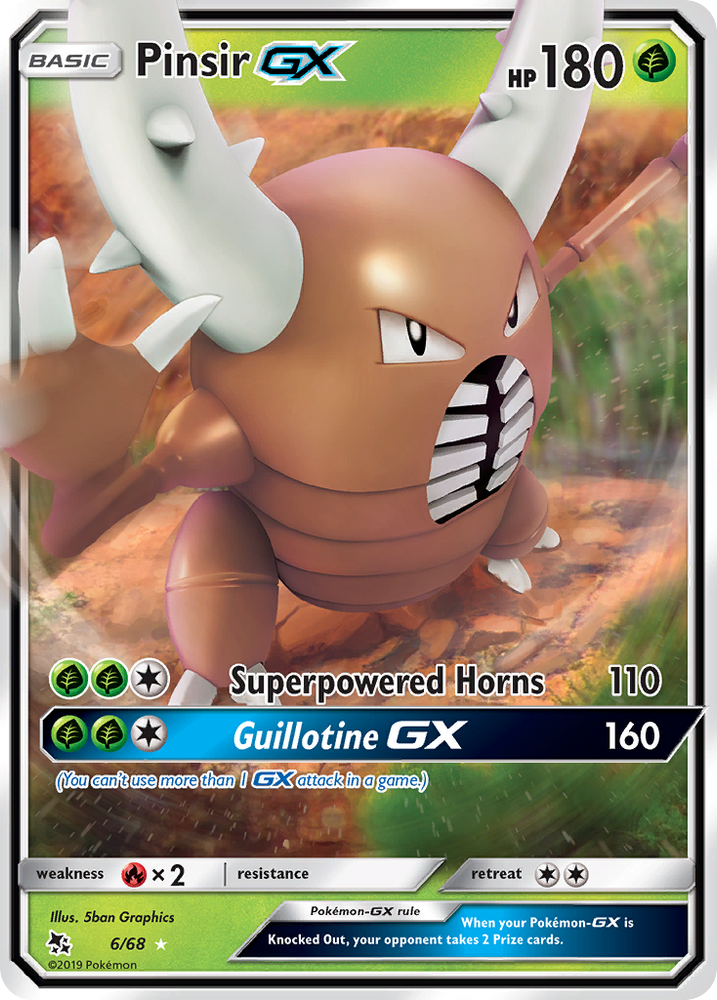 Pinsir GX (6/68) [Sun & Moon: Hidden Fates]